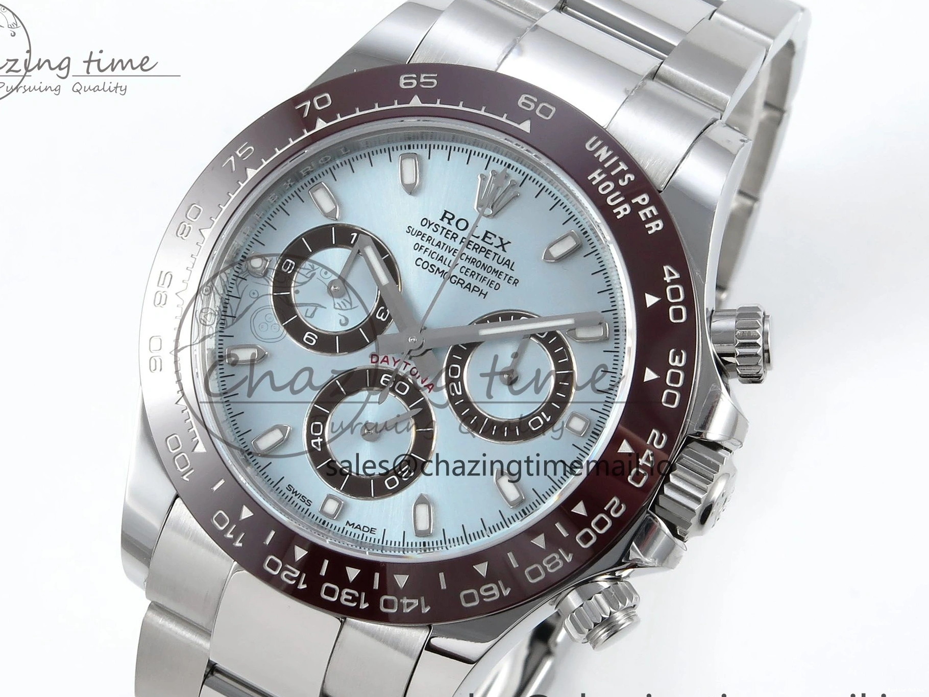 0511 Daytona 116506 VSF 1:1 Best Edition Ice Blue Dial Steel 904L on SS Bracelet DD ZipUp 743